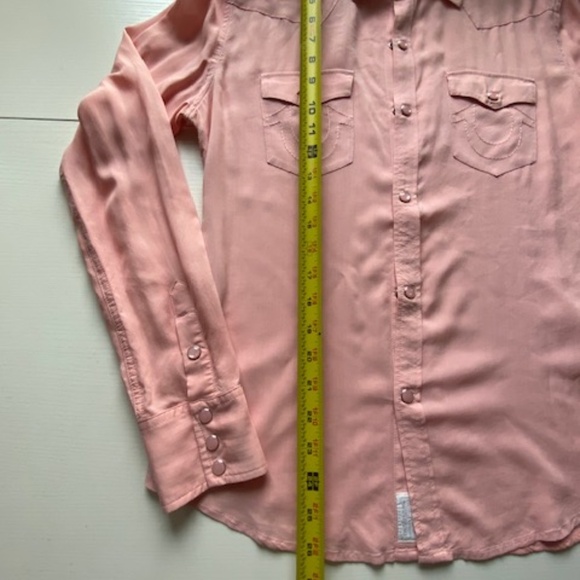 True Religion Women's Georgia Button Down Shirt Size M - Picture 12 of 14